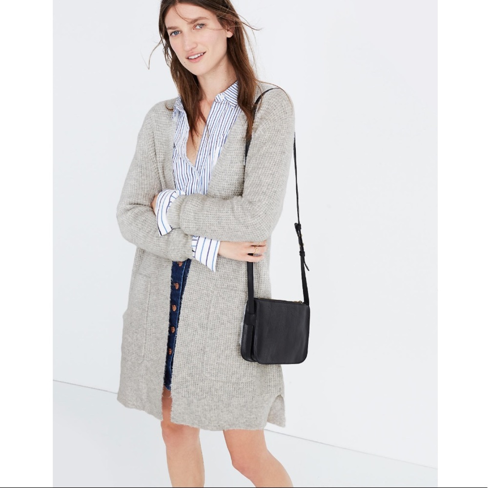 Madewell Wafflestitch Cardigan Sweater